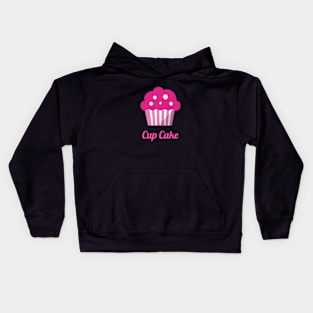 Pink Cup Cake Kids Hoodie